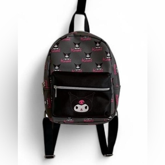 hello kitty mini backpack black Loungefly Sanrio Kuromi, My Melody, and Glow In The Dark Triple Pocket while gold Loungefly Sanrio Hello Kitty Zodiac